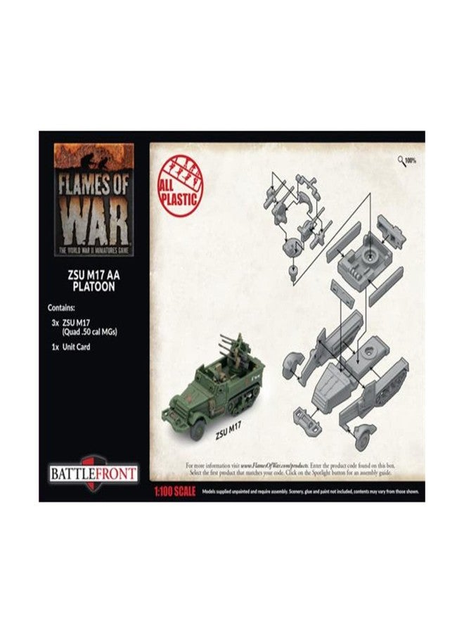 Flames of War Late War: Soviet ZSU M17 Anti-Aircraft Platoon (SBX78) - Image 2